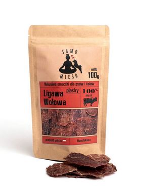 Ligawa Wołowa Plastry 100g  