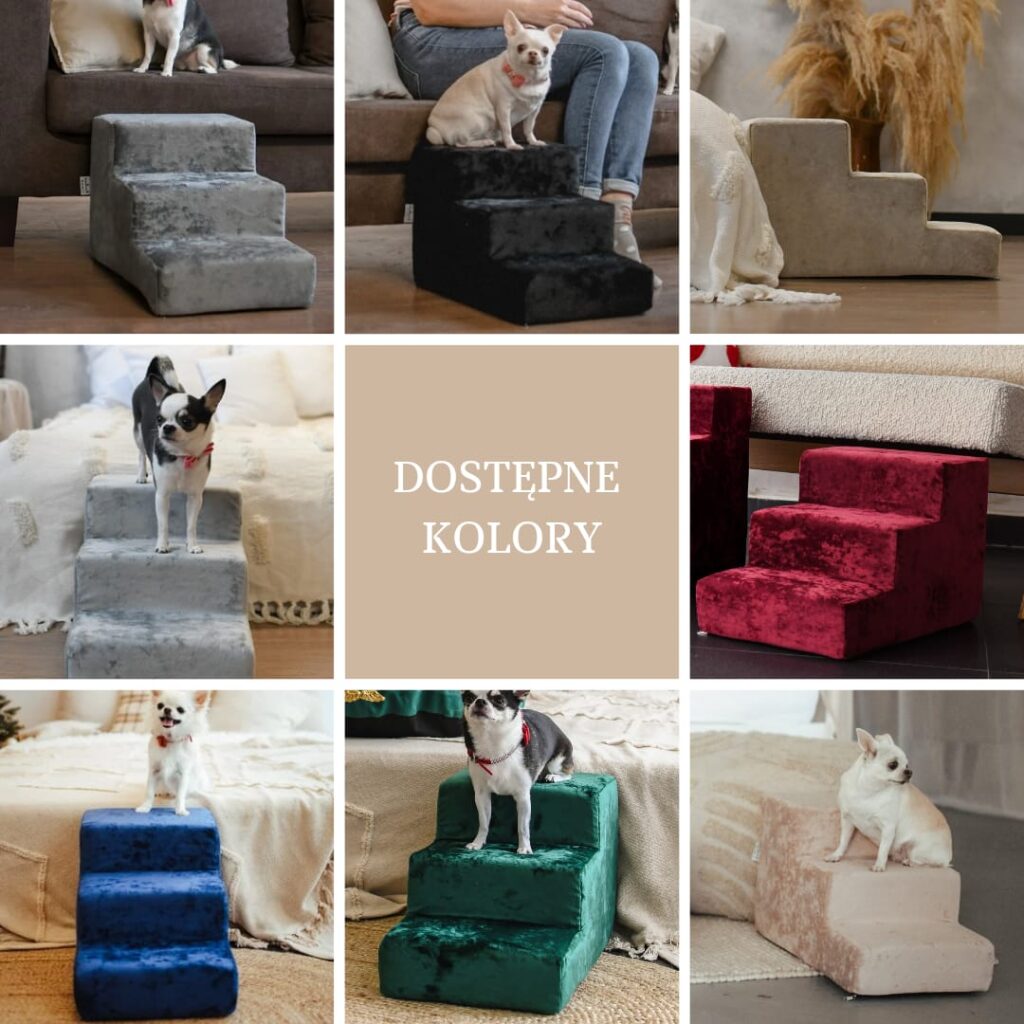 Schodki dla psa i kota Classic Schodkowe Love