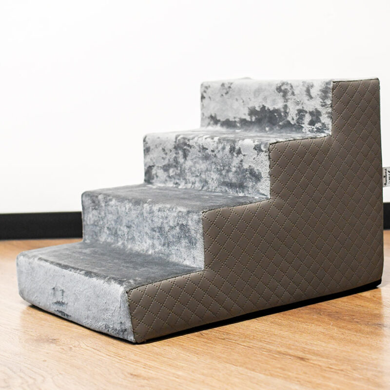 schodki-dla-psa-i-kota-glamour-4-stopnie-ciemnoszary-1 schodki-dla-psa-i-kota-glamour-4-stopnie-ciemnoszary-1